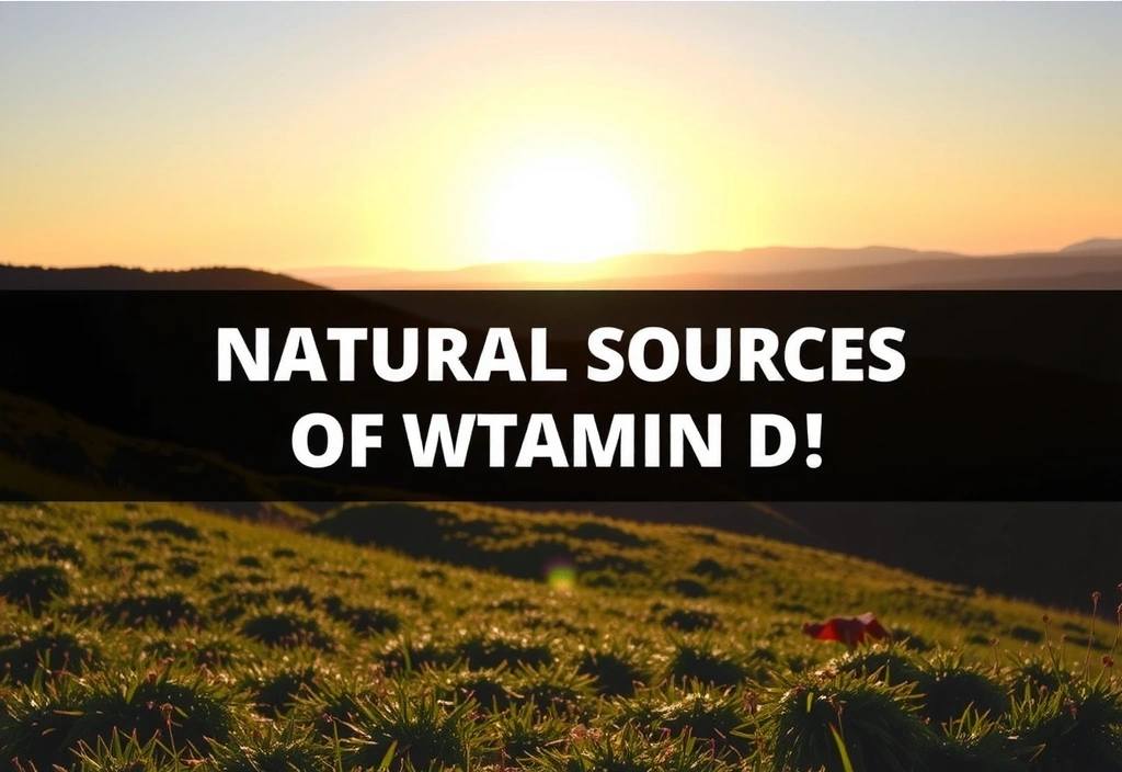 Răsărit de soare vibrant peste un peisaj natural, reprezentând sursa naturală de Vitamina D